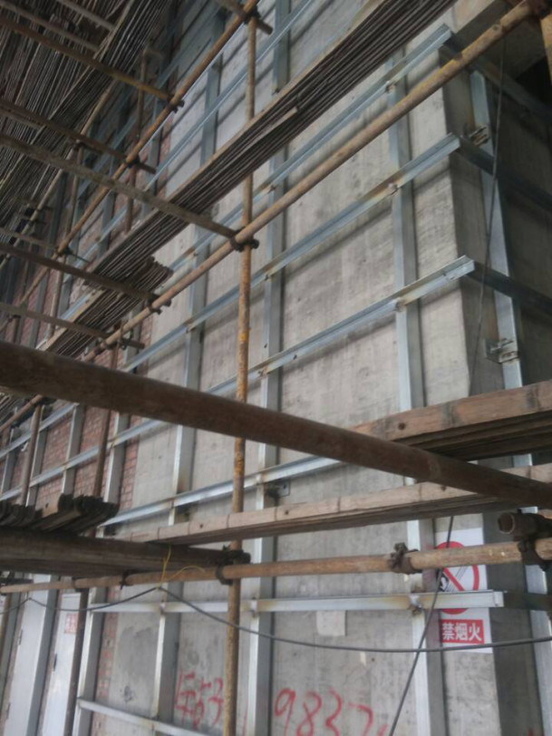 朗天通訊，室內裝修工程，墻面處理