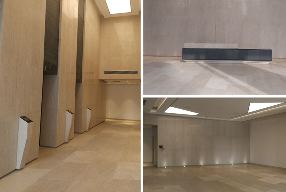 重慶朗天通訊國(guó)家電力專用網(wǎng)通信研發(fā)制造基地大堂裝修工程