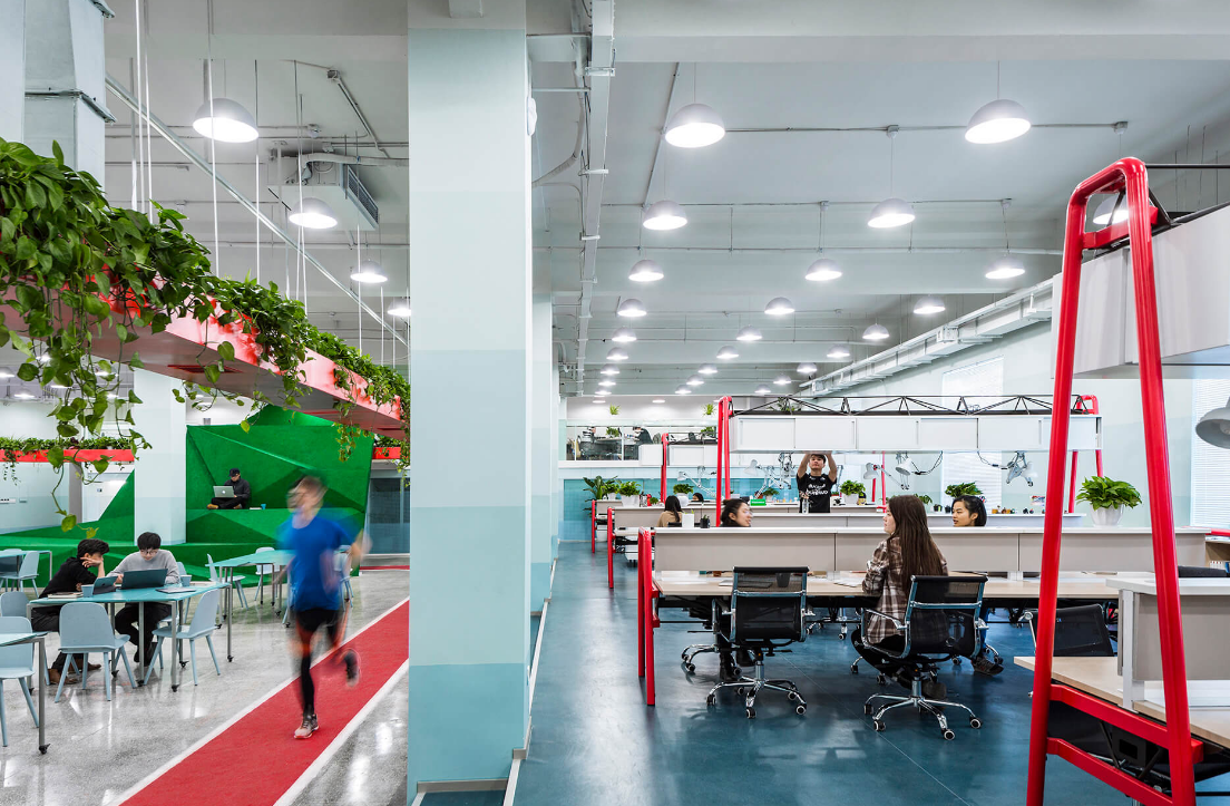 辦公室裝修設(shè)計(jì)效果圖，1100平方米辦公室裝修設(shè)計(jì)